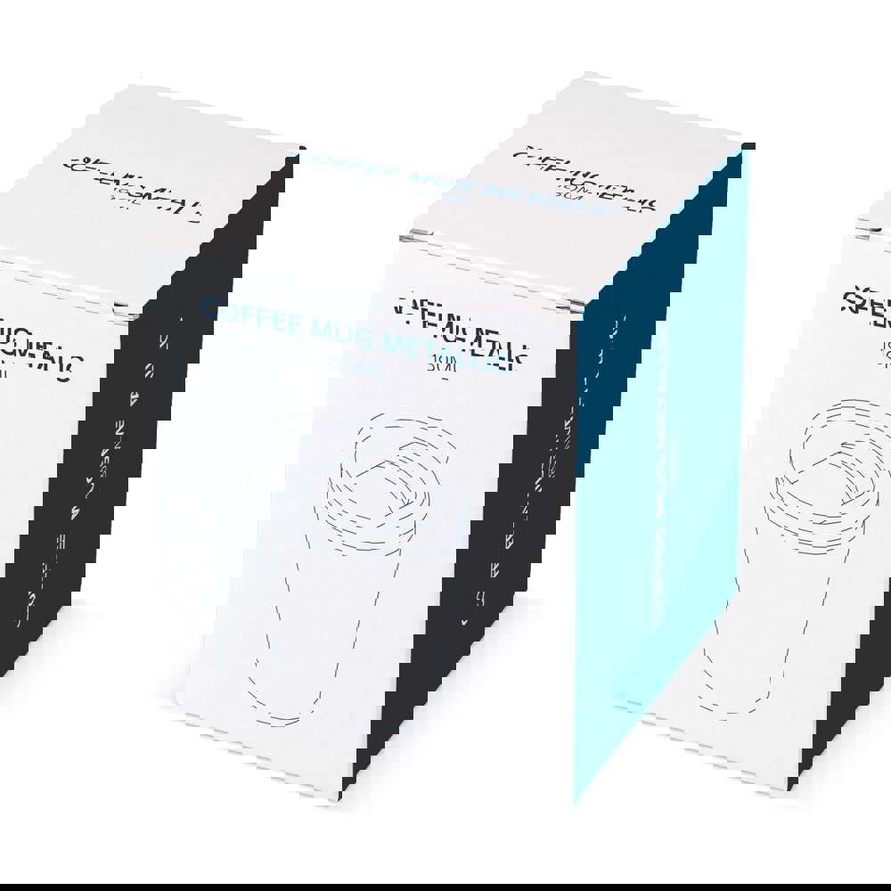 Koffiebeker metallic 180ml