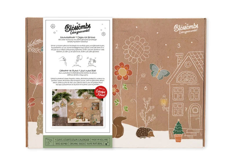 Blossombs Advents kalender 7 hangers