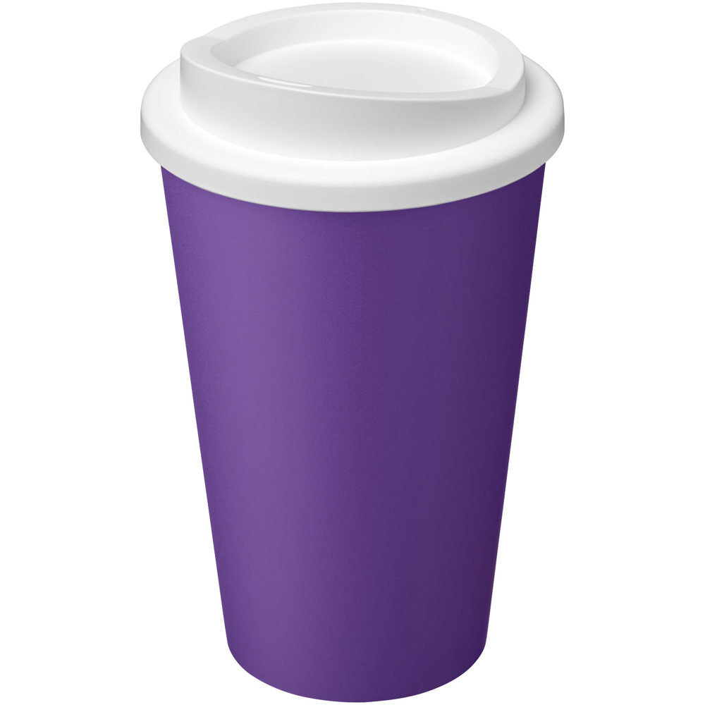 Americano® Eco 350 ml gerecyclede drinkbeker - Paars, Wit