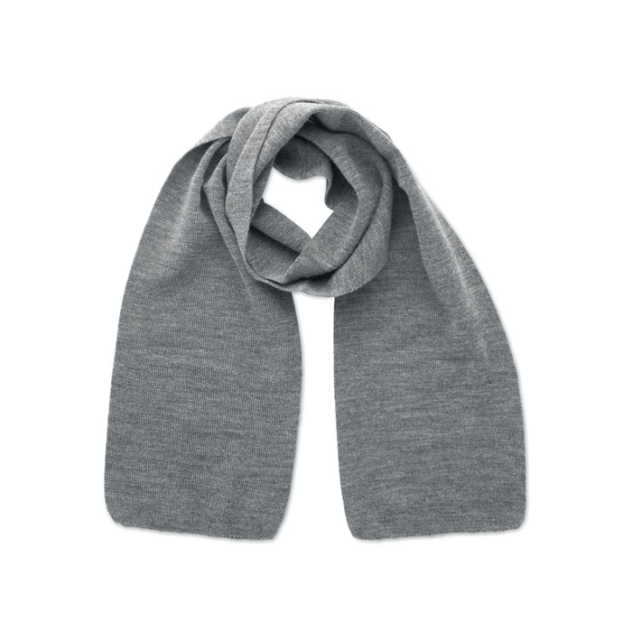 RAFY - Sjaal van RPET polyester - wit/grijs