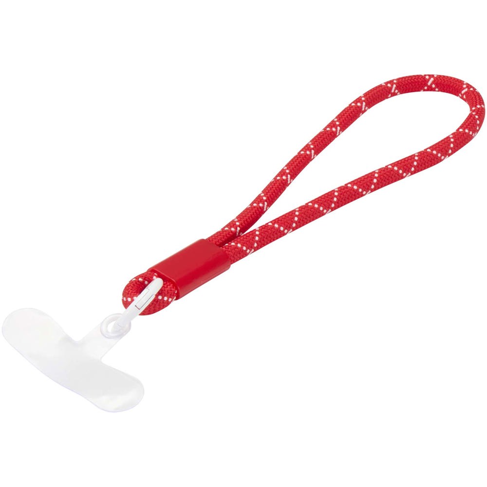 Arich gerecycleerde plastic smartphonepolsband - rood