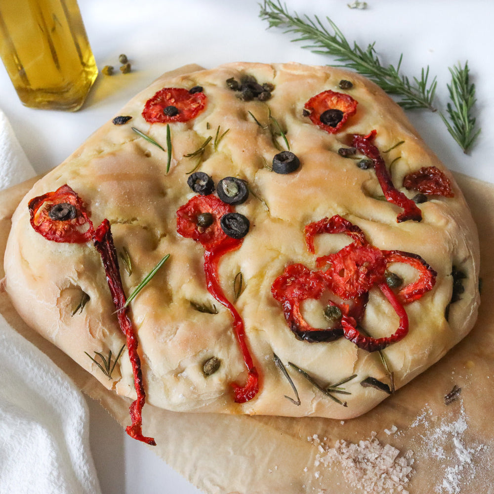 Borrelbrood focaccia feestje | brievenbus cadeau