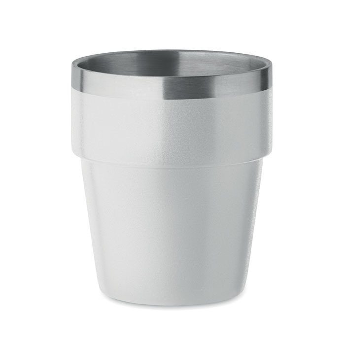 ACERITO - Dubbelwandige beker 250ml - wit