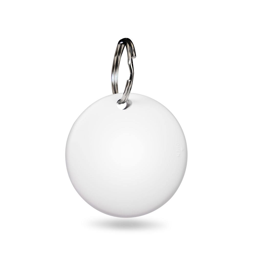 Aqiila Tagbird Waterbestendige Tracker met sleutelring - wit