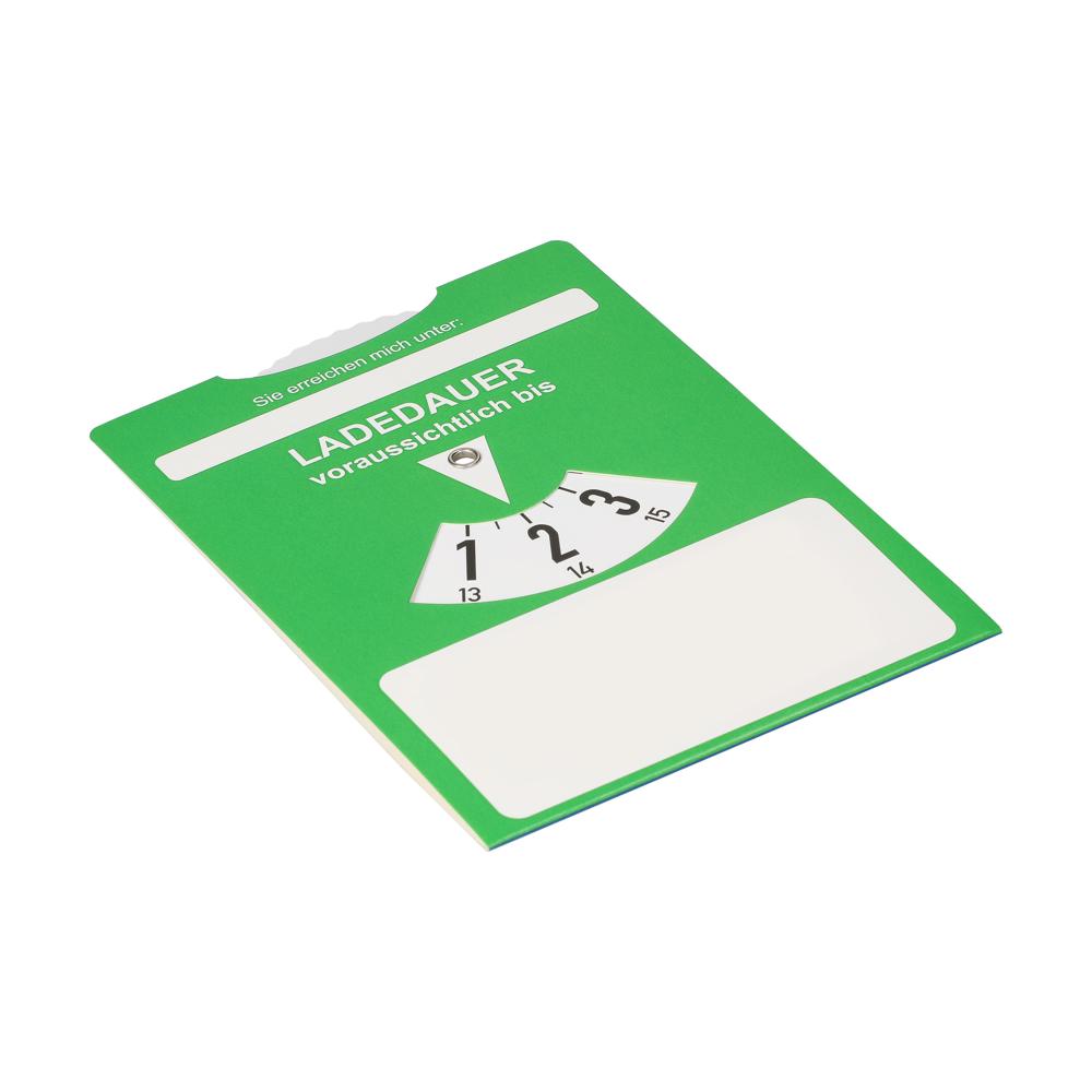 Papp-parkeerschijf "E-Mobiliteit"