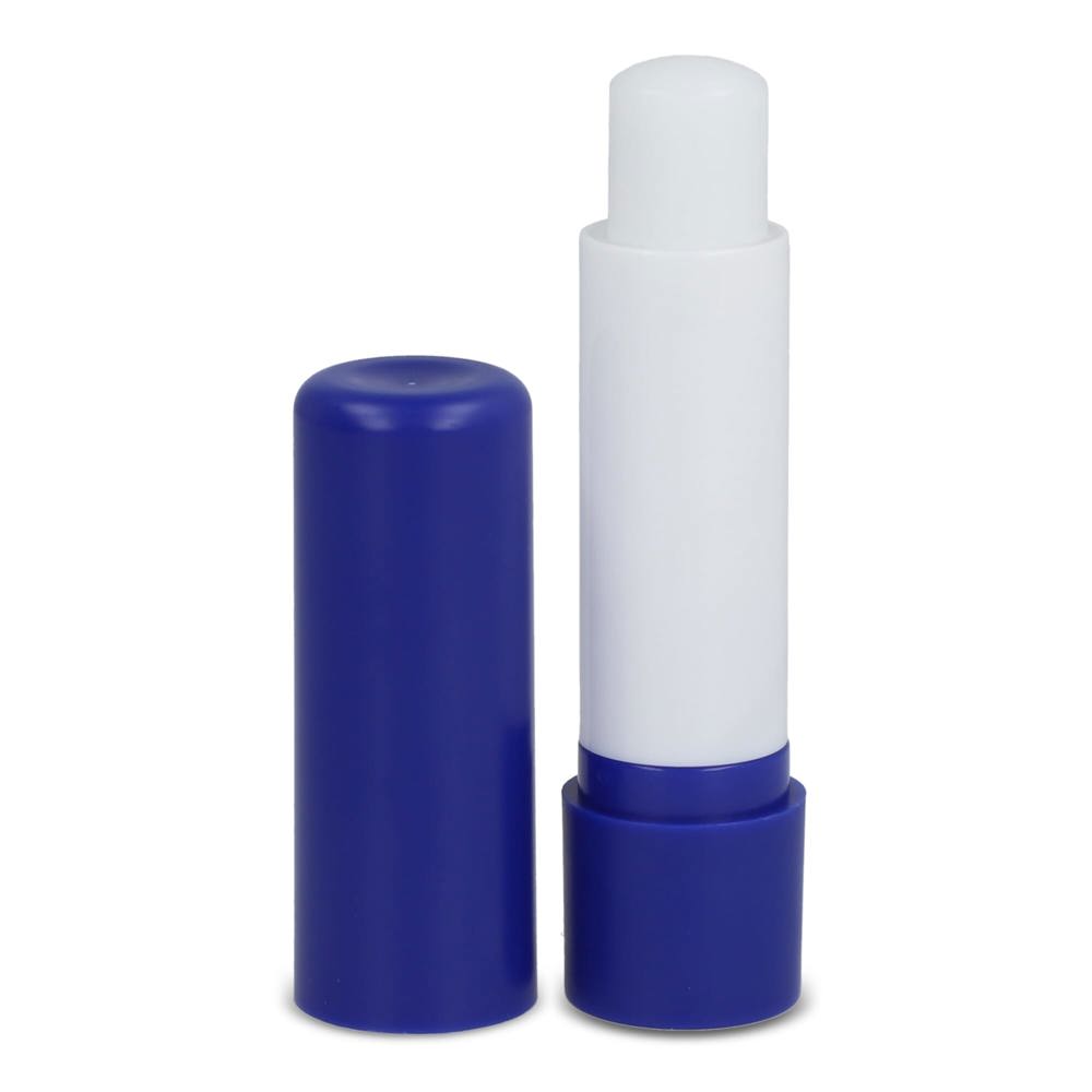 Klassieke lippenbalsemstick gerecycled materiaal - blauw