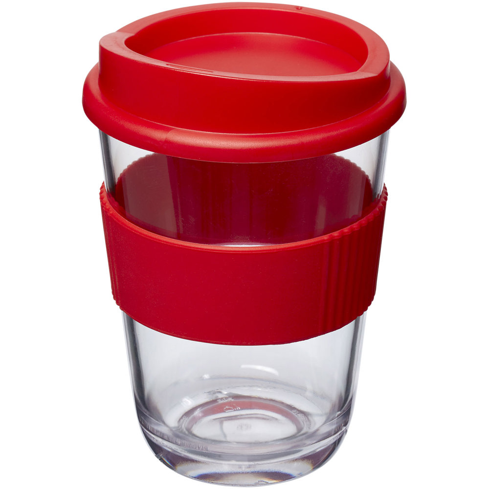 Americano® Cortado 300 ml beker met grip - rood