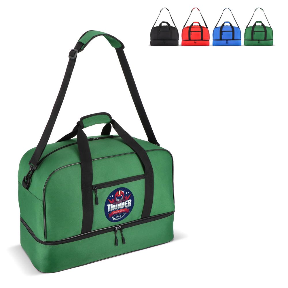 600D gerecycled PET sport- en reistas 55.5 x 25 x 36 cm 50 L