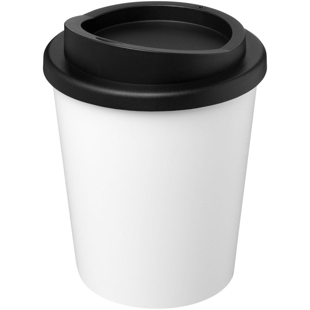 Americano® Espresso 250 ml gerecyclede geïsoleerde beker - Wit, Zwart