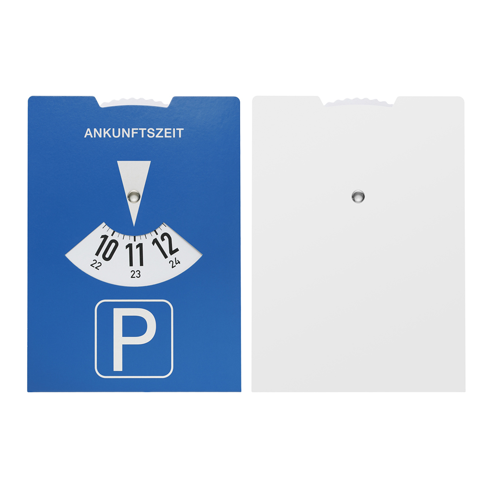 Kartonnen parkeerschijf