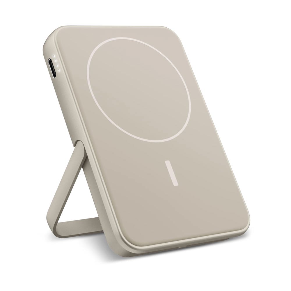 2PBM5000| Fresh 'n Rebel Geschikt voor MagSafe Draadloze Powerbank 5000mAh - beige