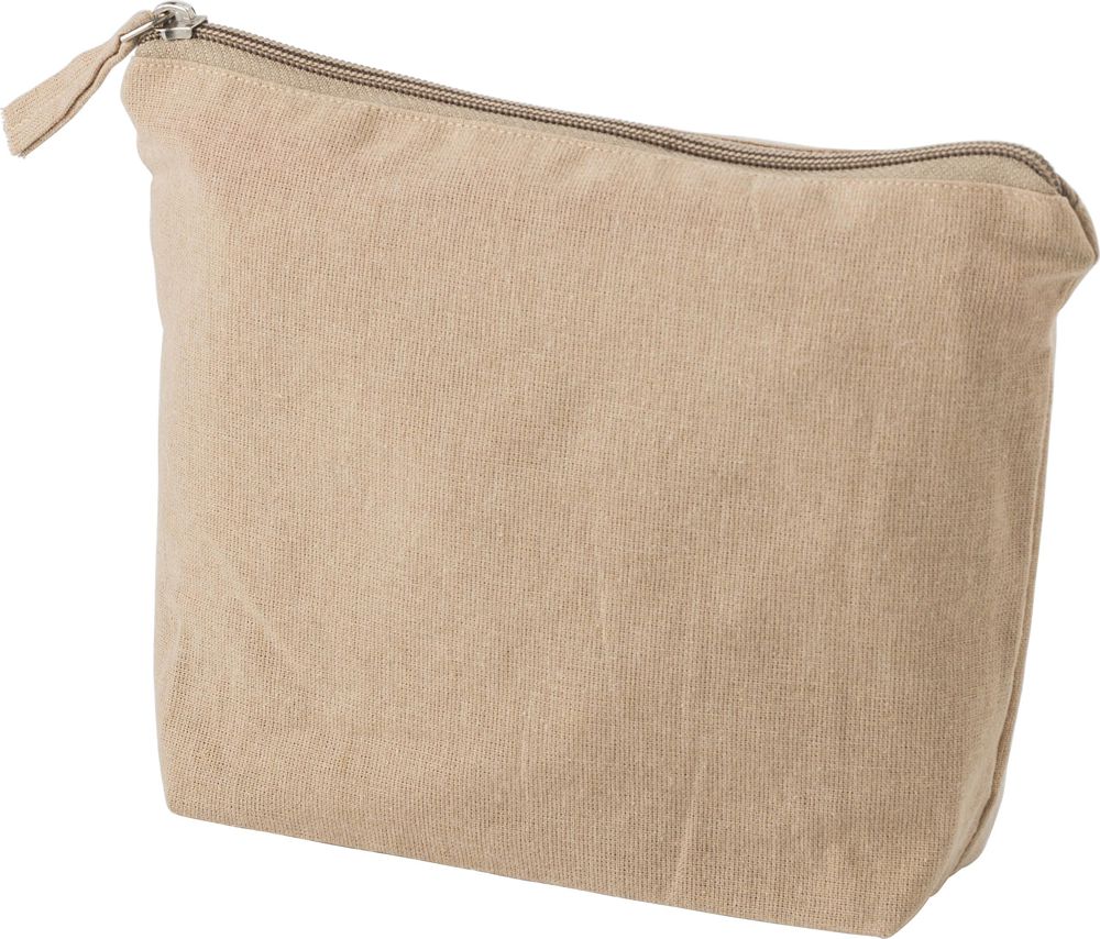 Gerecyclede katoenen cosmetische tas (180 gsm) Cressida