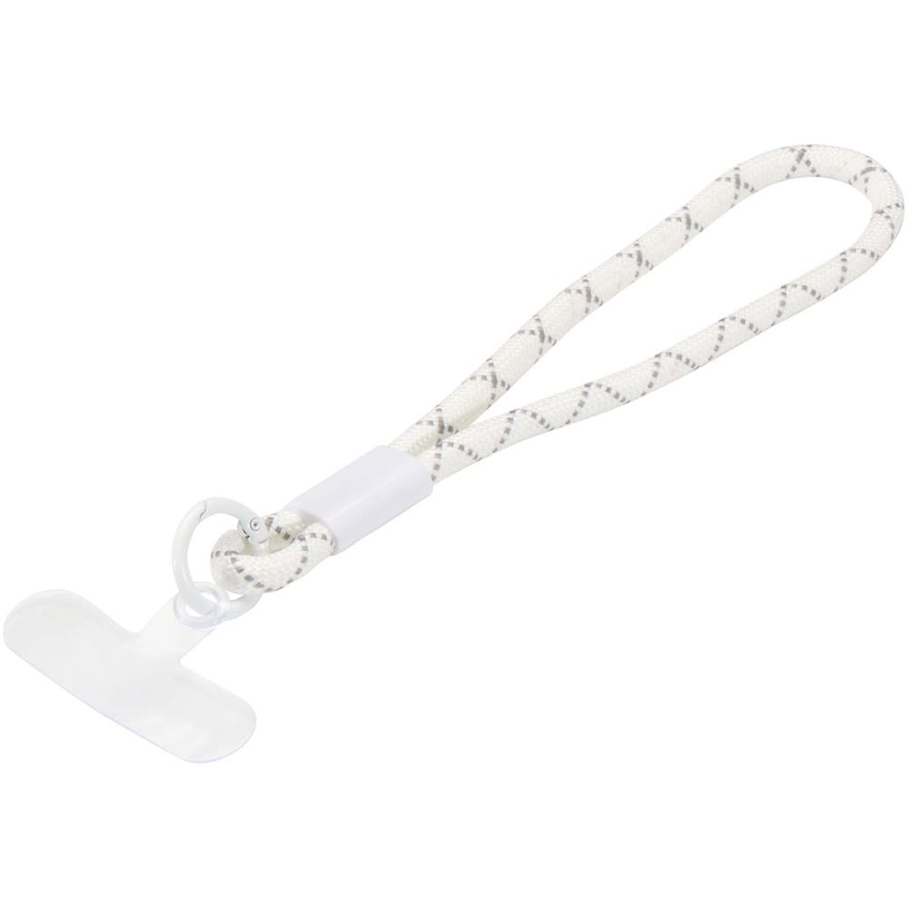 Arich gerecycleerde plastic smartphonepolsband - wit