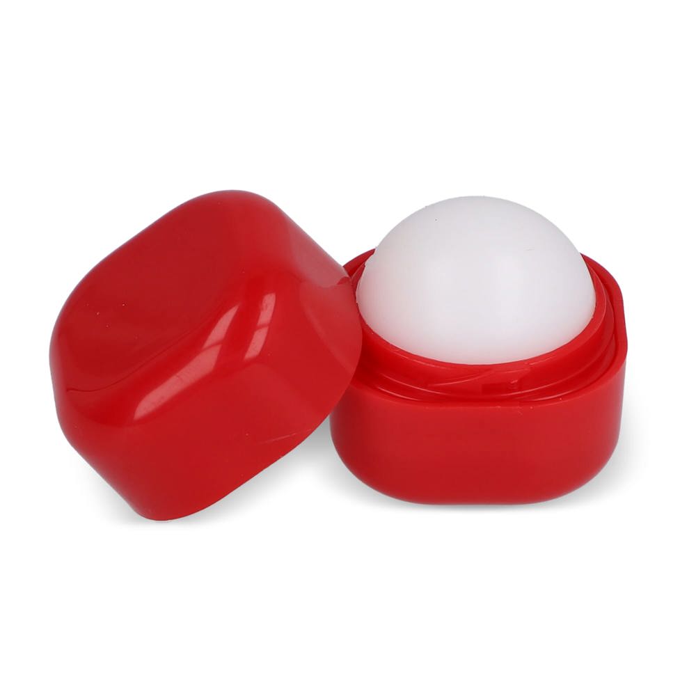 Kubieke lippenbalsem gerecycled ABS - rood
