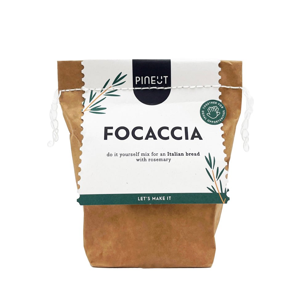 Pineut borrelbrood | zak | Focaccia