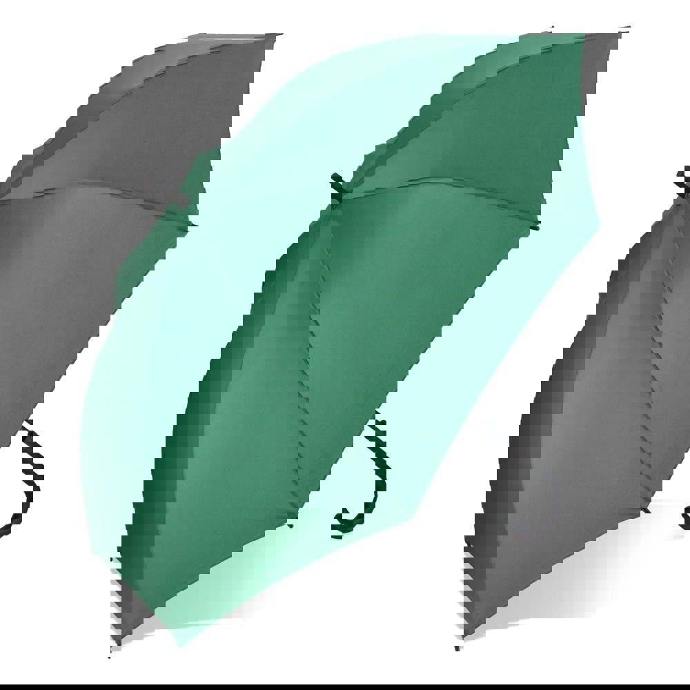 Verdure 190T Pongee 23" Winddichte haakparaplu Auto open - donker groen