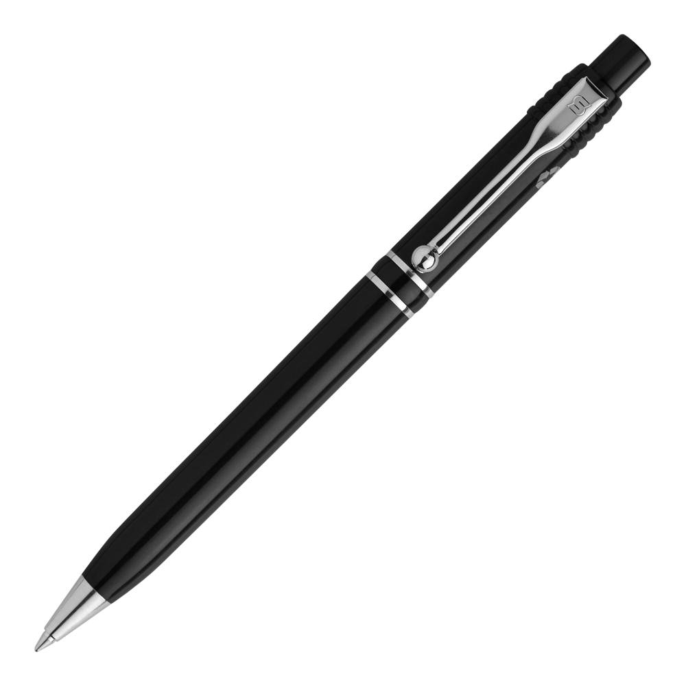 Balpen Raja Chrome recycled hardcolour - Zwart