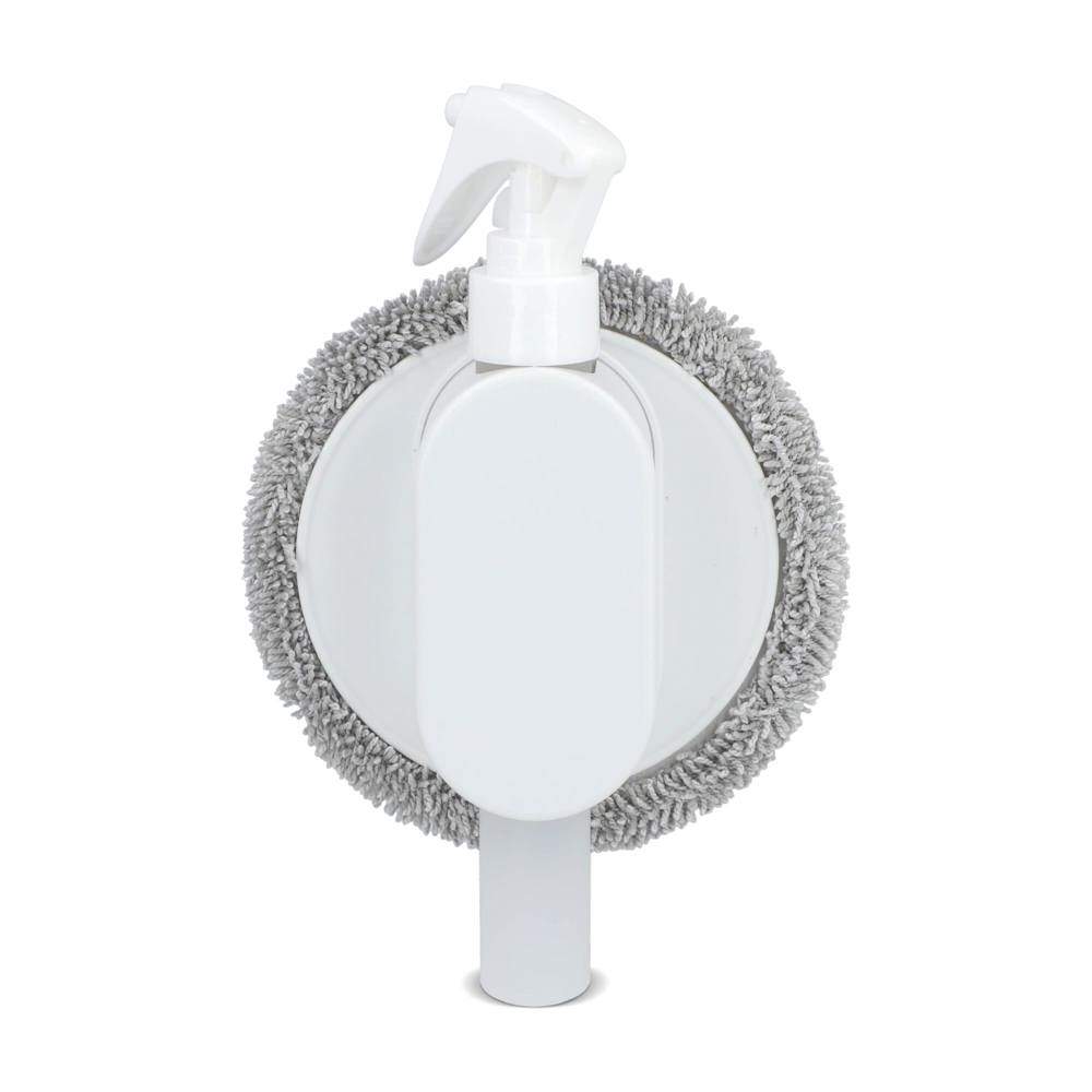 2-in-1 spray en schoonmaakdoek - wit